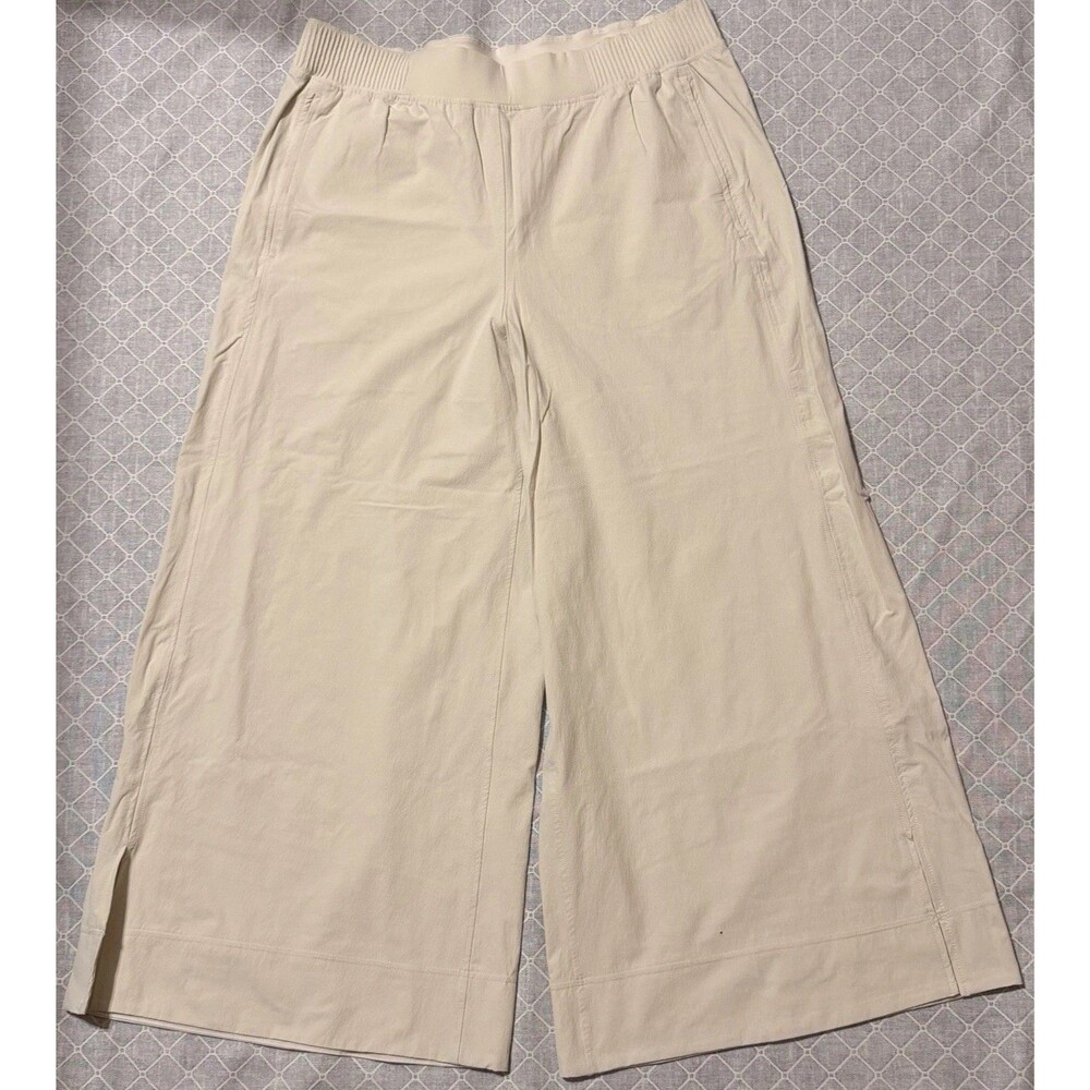 Lululemon Women’s Stretch Woven High-Rise Wide-Leg Pant Sand Nude  X-Large